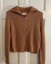 women’s cropped knit sweater