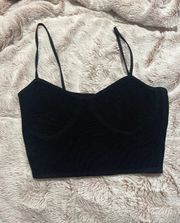 Black Knitted Top