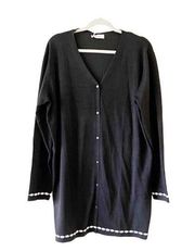 Grace Karin Black Cardigan Sweater 2XL New Plus Size Womenswear