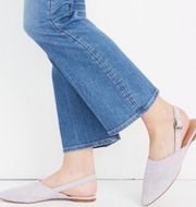 Slingback Mules in Lilac