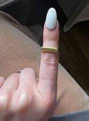 Gold Bar Ring