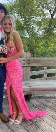 And Gowns Pink Prom Dress