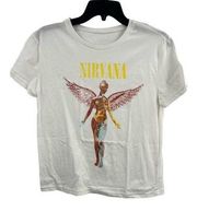 Nirvana Womens Nirvana Graphic Tee Size XS Oversized