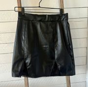 Black Leather Skirt