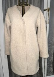 CREAM TEDDY SHERPA JACKET