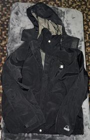 Carhartt Waterproof Breathable Shoreline Jacket in Black