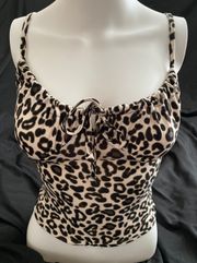 Leopard Print Tank Top