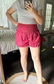 Free People  Wonen’s Medium Magenta The Way Home Shorts