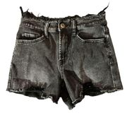 Vervet Come Back Distressed Black Shorts Size XS