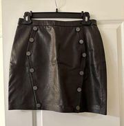 The Kooples leather skirt