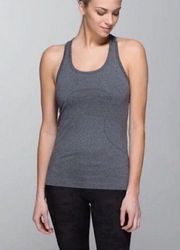 Lululemon  Swiftly Tech Racerback in Heather Gray - Size 10