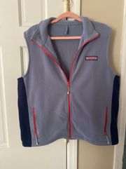 Blue Fleece Vest