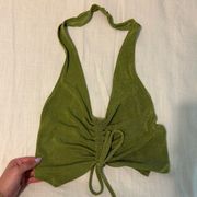 Motel Rocks Green Halter Top