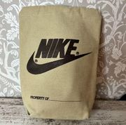 Nike canvas Fruit Bag 9x12” Cream/ Brown  
Like new