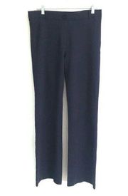 Betabrand navy long straight leg dress pants L