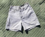 Eddie Bauer loose fit denim high waisted shorts
Women’s petite size 6