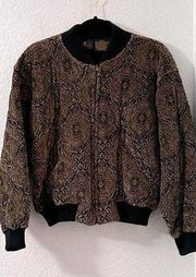 Vintage Liz Sport Petite Bomber Jacket