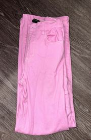 Pink Cargo Pants 