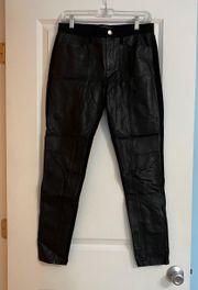 Sloan Black Leather Pants