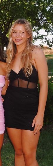 Glitter Black Party Dress