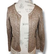 By H&M Gold Open Cardigan - Size 12