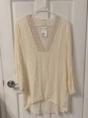 NWT embroidered Lightweight Swim Coverup 