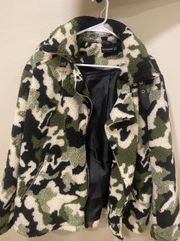 camo fleece jacket