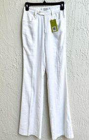 Joseph straight leg white trouser pants XS