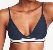 Old Navy NWT Blue White Pink Bralette Swim Bikini Top Size XXL