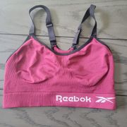 Reebok sports bra black and cranberry size small S