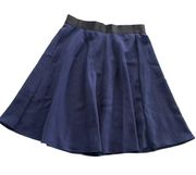 3.1 Phillip Lim Skirt Womens 6 Blue Fit Flare A Line Above Knee Mini Target Poly