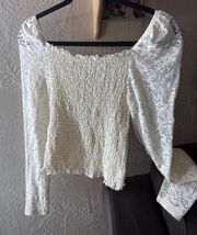 Long Sleeve Lace Top 