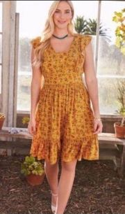 Matilda Jane XXL yellow floral dress fantasy fancy