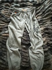 Gray Lightning Bolt Sweatpants