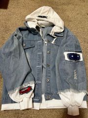 Distressed Denim Jacket