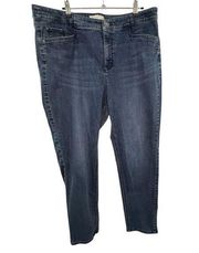 J.Jill Smooth Fit, Slim Fit, Medium Wash Straight Leg Jeans