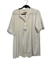 Ellen Tracy Affinity blouse in chalk white XL