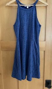 Miami blue halter dress