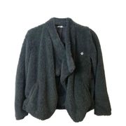 BB Dakota gray faux fur jacket Size XS