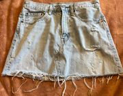 Levi Strauss Denim Skirt 30