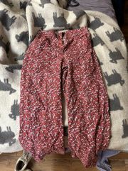 Floral Pink Jeans