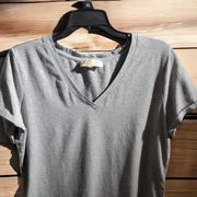 MICHAEL Kors gray T-shirt bust 38 inches length 25 inches sleeves 6 inches Vneck