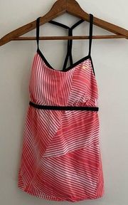 Nike coral swim top Tankini size 6