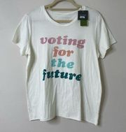Grayson/Threads Voting For The Future Graphic Shirt XL