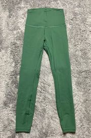 Lululemon NWOT  Wunder Train HR Tight 25" *Algae Green