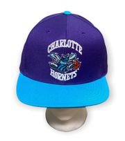 Mitchell & Ness Charlotte Hornets Purple Teal Hardwood Classics  Snapback