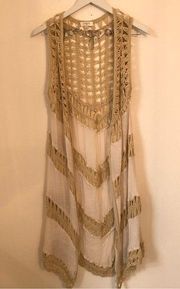 Umgee Crocheted Long Coverup S