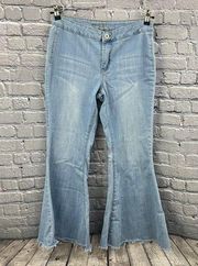 Rue21 Lightwash Flare Jeans Bell Bottoms High Waist 7