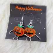 Halloween Jack Lantern Dangle Earrings