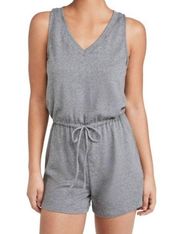 Madewell MWL Breeze Drawstring Shorts Romper Heather Gray Women’s Size Small